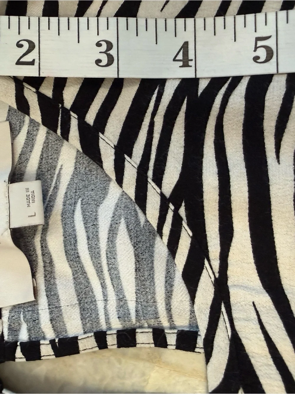 LOFT Black and White Zebra Print Puff Sleeve Blouse